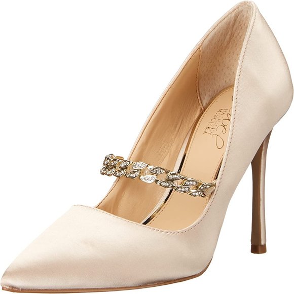 JEWEL BADGLEY MISCHKA Women's Jaden Mary-Jane Pump in Champagne - 9 M - Picture 10 of 10